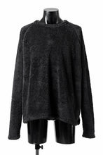 画像をギャラリービューアに読み込む, N/07 exclusive BOA FLEECE STRAIGHT TOP (BLACK)