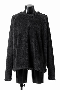 画像をギャラリービューアに読み込む, N/07 exclusive BOA FLEECE STRAIGHT TOP (BLACK)