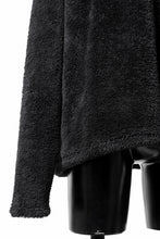 画像をギャラリービューアに読み込む, N/07 exclusive BOA FLEECE STRAIGHT TOP (BLACK)