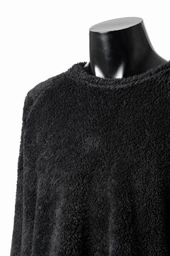 画像をギャラリービューアに読み込む, N/07 exclusive BOA FLEECE STRAIGHT TOP (BLACK)