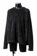 画像をギャラリービューアに読み込む, N/07 exclusive BOA FLEECE STRAIGHT TOP (BLACK)