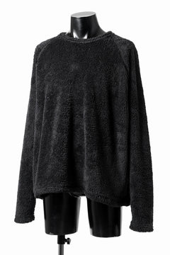 画像をギャラリービューアに読み込む, N/07 exclusive BOA FLEECE STRAIGHT TOP (BLACK)
