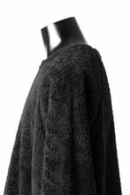 画像をギャラリービューアに読み込む, N/07 exclusive BOA FLEECE STRAIGHT TOP (BLACK)