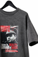 画像をギャラリービューアに読み込む, beauty : beast x CVTVLIST S/S TEE &quot;TOKYO BURNING&quot; (G.BLACK)