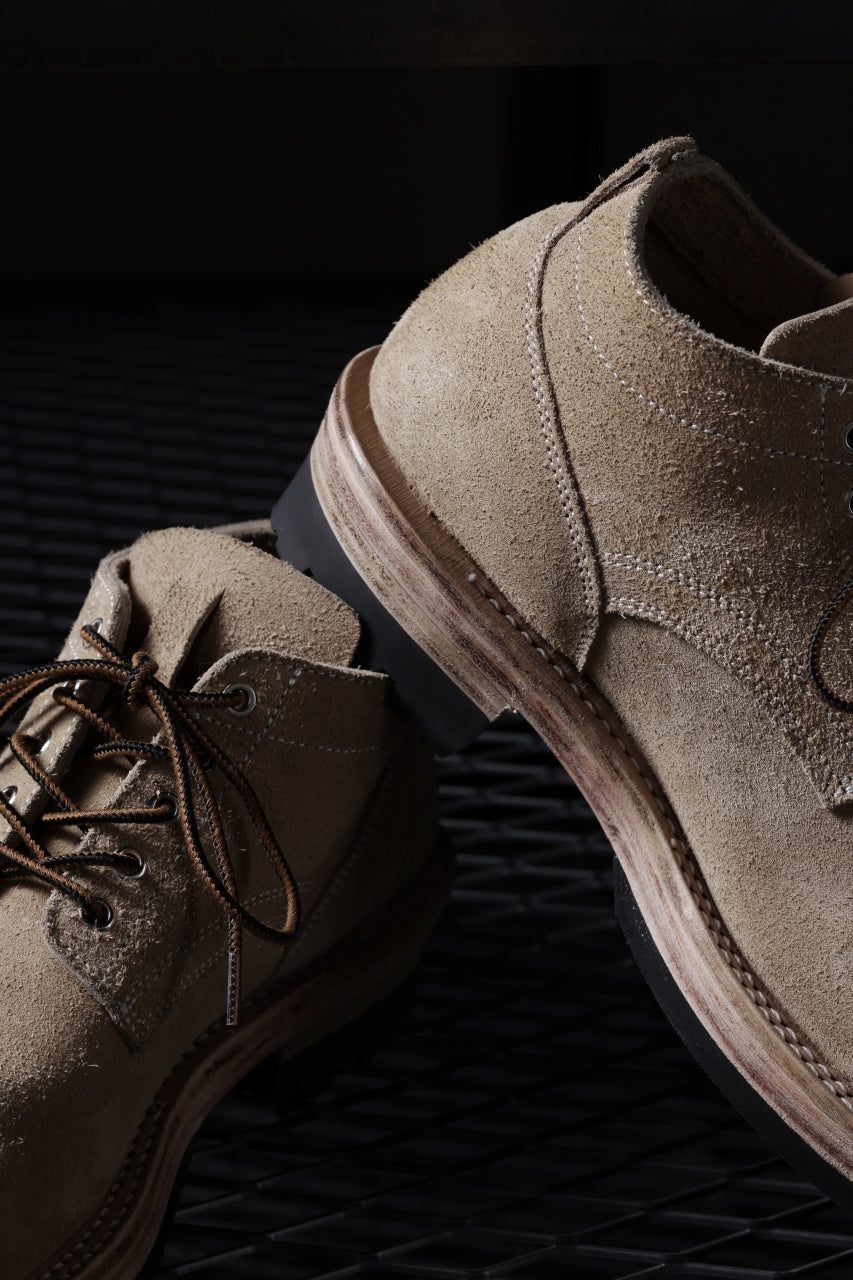 画像をギャラリービューアに読み込む, Portaille x LOOM exclusive DOUBLE STITCHED WELT WORKING DERBY / BOX CALF SUEDE (SAND BEIGE)