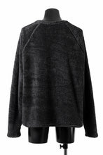 画像をギャラリービューアに読み込む, N/07 exclusive BOA FLEECE STRAIGHT TOP (BLACK)