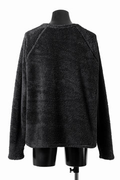 画像をギャラリービューアに読み込む, N/07 exclusive BOA FLEECE STRAIGHT TOP (BLACK)
