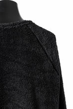 画像をギャラリービューアに読み込む, N/07 exclusive BOA FLEECE STRAIGHT TOP (BLACK)