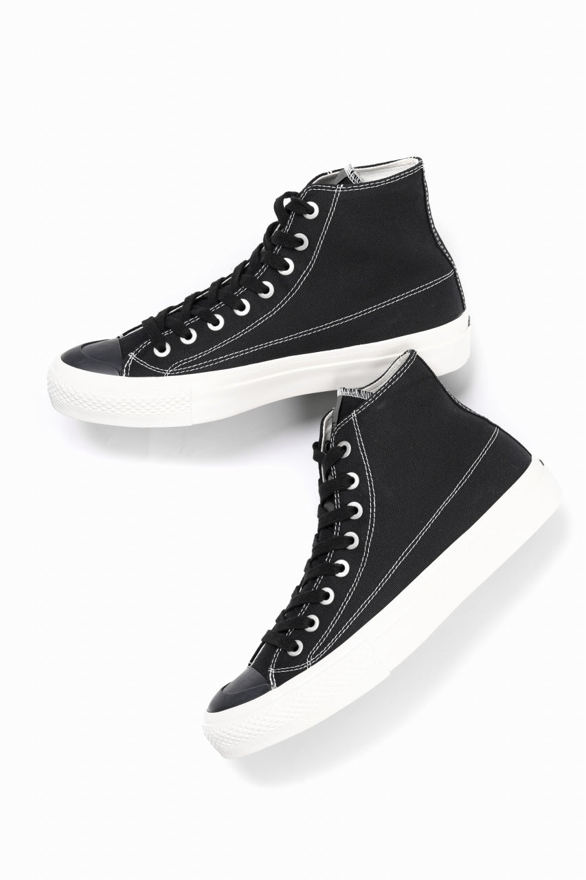 画像をギャラリービューアに読み込む, Y's for men HIGH TOP SNEAKER / COTTON CANVAS (BLACK x WHITE)