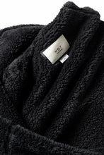 画像をギャラリービューアに読み込む, N/07 exclusive BOA FLEECE STRAIGHT TOP (BLACK)