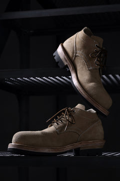 Load image into Gallery viewer, Portaille x LOOM exclusive DOUBLE STITCHED WELT WORKING DERBY / BOX CALF SUEDE (BEIGE)