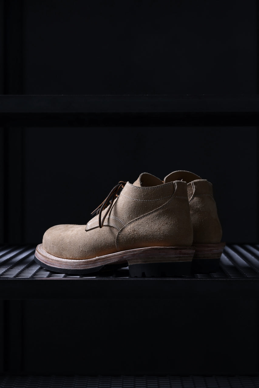 画像をギャラリービューアに読み込む, Portaille x LOOM exclusive DOUBLE STITCHED WELT WORKING DERBY / BOX CALF SUEDE (SAND BEIGE)