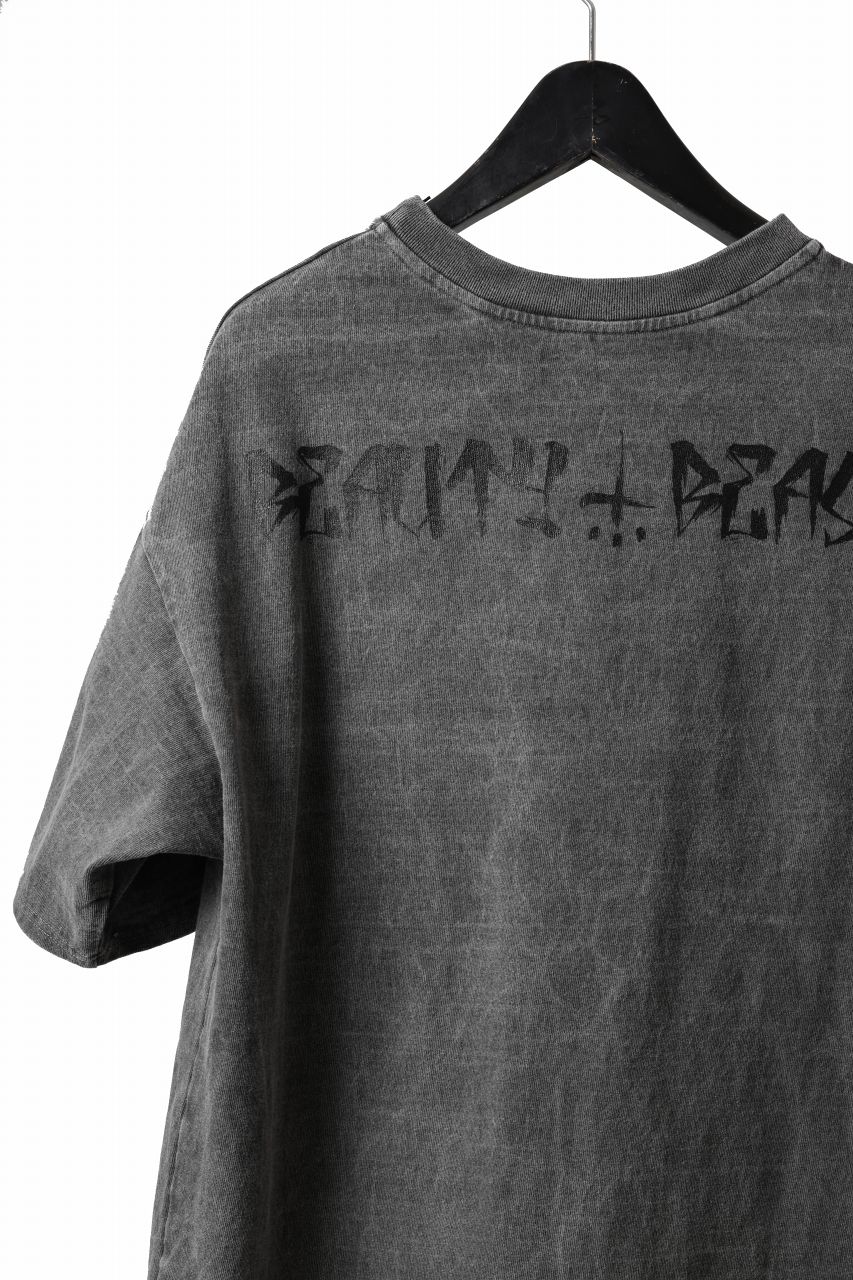 画像をギャラリービューアに読み込む, beauty : beast x CVTVLIST S/S TEE "TOKYO BURNING" (G.BLACK)