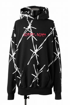 画像をギャラリービューアに読み込む, beauty : beast x CVTVLIST P.O HOODED "BARBED WIRE" (BLACK)
