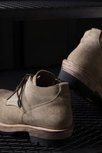 Load image into Gallery viewer, Portaille x LOOM exclusive DOUBLE STITCHED WELT WORKING DERBY / BOX CALF SUEDE (BEIGE)