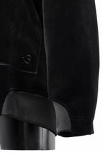 画像をギャラリービューアに読み込む, Y-3 Yohji Yamamoto VELVET FULL ZIP HOODIE (BLACK)