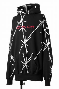 画像をギャラリービューアに読み込む, beauty : beast x CVTVLIST P.O HOODED "BARBED WIRE" (BLACK)