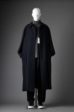画像をギャラリービューアに読み込む, Y's for men  SOUTIEN COLLAR COAT / SMOOTH FLANNEL (NAVY)