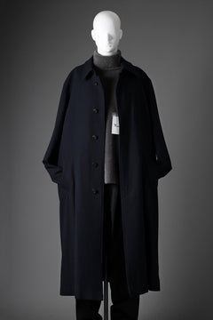 画像をギャラリービューアに読み込む, Y's for men  SOUTIEN COLLAR COAT / SMOOTH FLANNEL (NAVY)