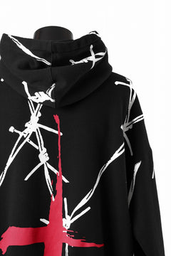 画像をギャラリービューアに読み込む, beauty : beast x CVTVLIST P.O HOODED &quot;BARBED WIRE&quot; (BLACK)