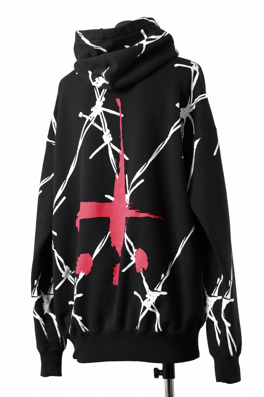 画像をギャラリービューアに読み込む, beauty : beast x CVTVLIST P.O HOODED "BARBED WIRE" (BLACK)