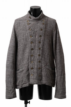 画像をギャラリービューアに読み込む, YUTA MATSUOKA double jacket / double weave cotton wool linen (brown)