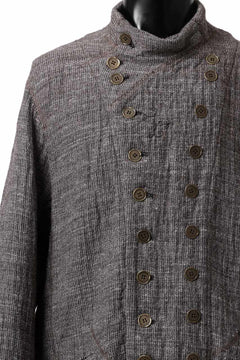 画像をギャラリービューアに読み込む, YUTA MATSUOKA double jacket / double weave cotton wool linen (brown)