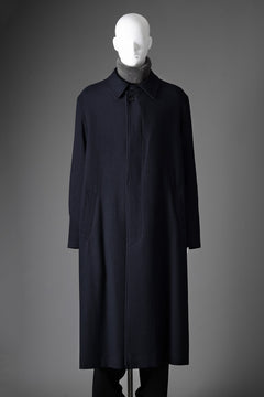 画像をギャラリービューアに読み込む, Y's for men  SOUTIEN COLLAR COAT / SMOOTH FLANNEL (NAVY)