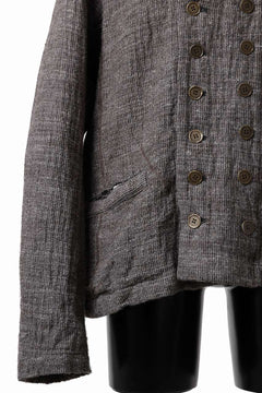 画像をギャラリービューアに読み込む, YUTA MATSUOKA double jacket / double weave cotton wool linen (brown)