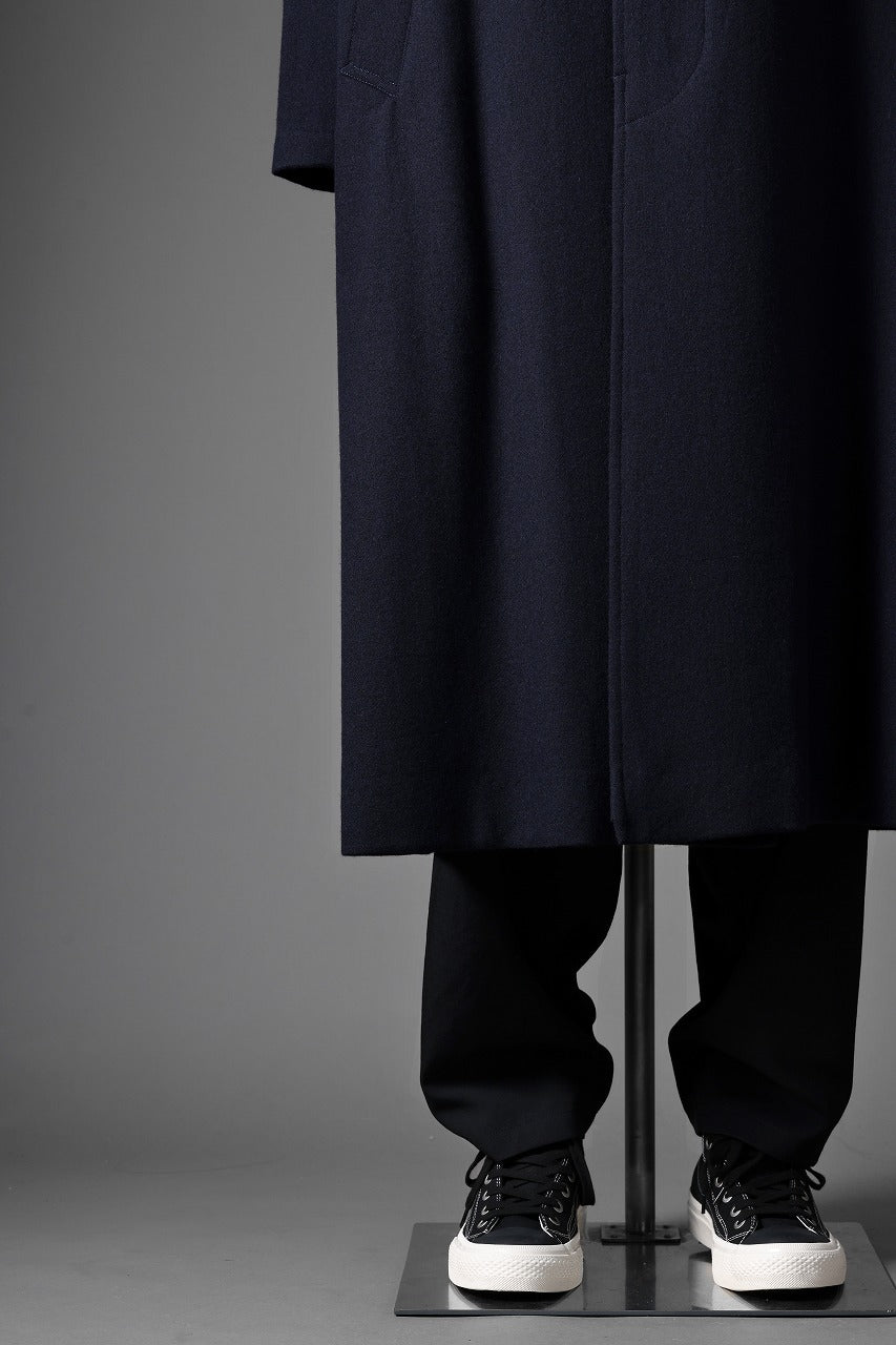 画像をギャラリービューアに読み込む, Y's for men  SOUTIEN COLLAR COAT / SMOOTH FLANNEL (NAVY)