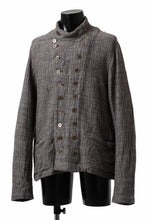 画像をギャラリービューアに読み込む, YUTA MATSUOKA double jacket / double weave cotton wool linen (brown)