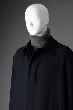 画像をギャラリービューアに読み込む, Y's for men  SOUTIEN COLLAR COAT / SMOOTH FLANNEL (NAVY)
