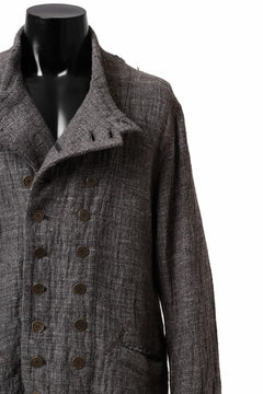 画像をギャラリービューアに読み込む, YUTA MATSUOKA double jacket / double weave cotton wool linen (brown)