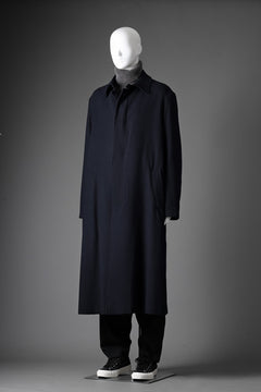 画像をギャラリービューアに読み込む, Y's for men  SOUTIEN COLLAR COAT / SMOOTH FLANNEL (NAVY)