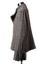 画像をギャラリービューアに読み込む, YUTA MATSUOKA double jacket / double weave cotton wool linen (brown)