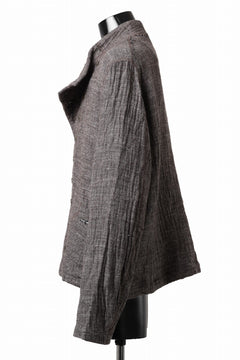 画像をギャラリービューアに読み込む, YUTA MATSUOKA double jacket / double weave cotton wool linen (brown)