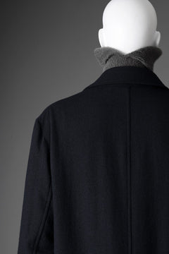 画像をギャラリービューアに読み込む, Y's for men  SOUTIEN COLLAR COAT / SMOOTH FLANNEL (NAVY)