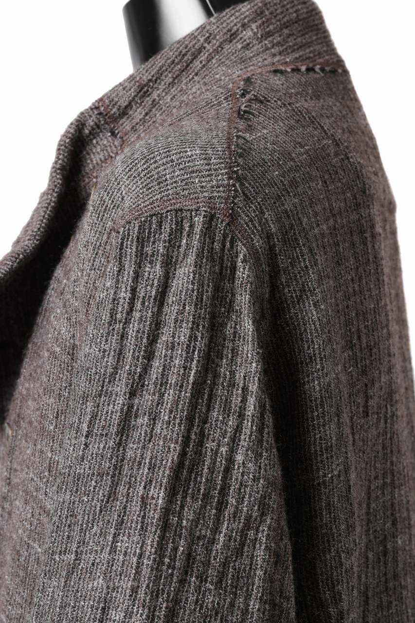 画像をギャラリービューアに読み込む, YUTA MATSUOKA double jacket / double weave cotton wool linen (brown)