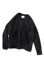 画像をギャラリービューアに読み込む, N/07 exclusive BOA FLEECE STRAIGHT TOP (BLACK)