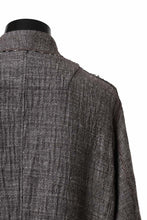 画像をギャラリービューアに読み込む, YUTA MATSUOKA double jacket / double weave cotton wool linen (brown)