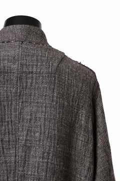 画像をギャラリービューアに読み込む, YUTA MATSUOKA double jacket / double weave cotton wool linen (brown)