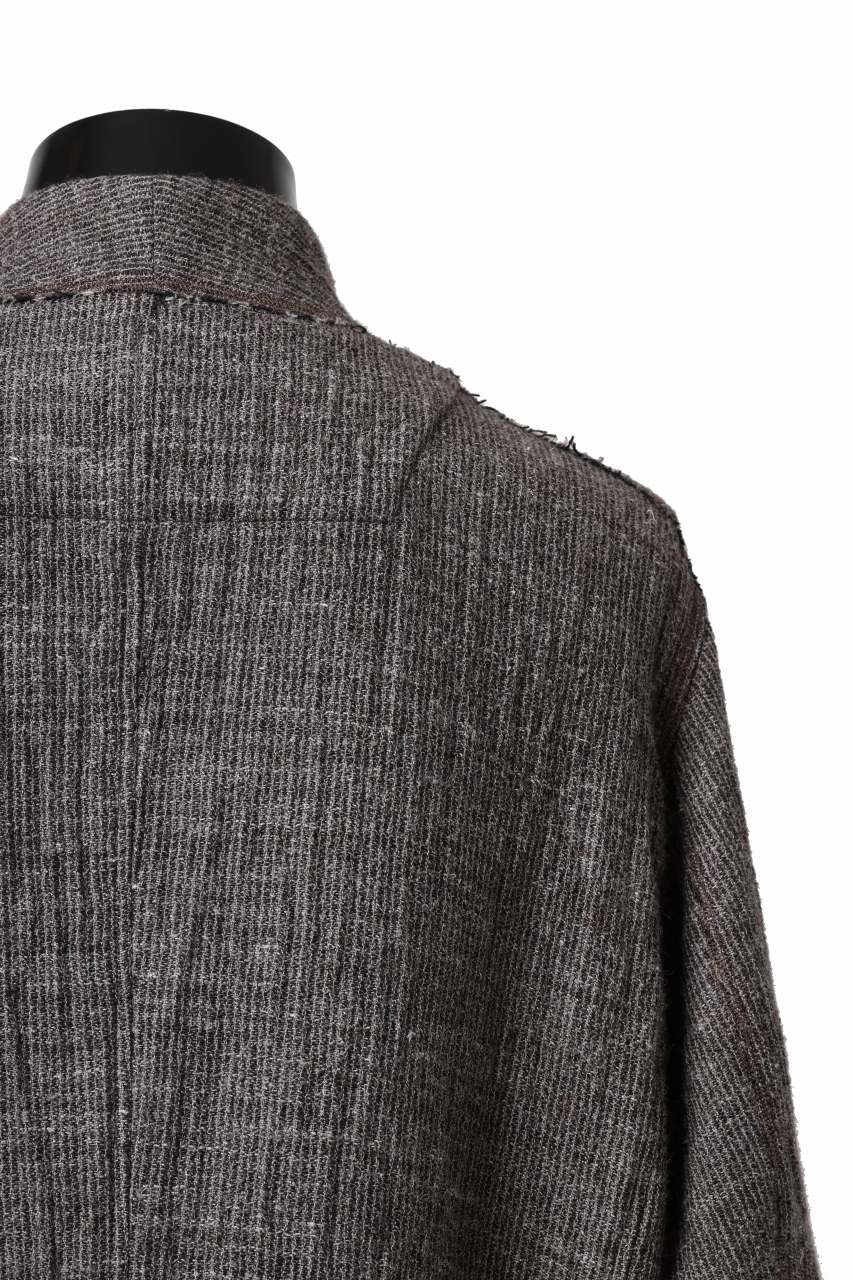 画像をギャラリービューアに読み込む, YUTA MATSUOKA double jacket / double weave cotton wool linen (brown)