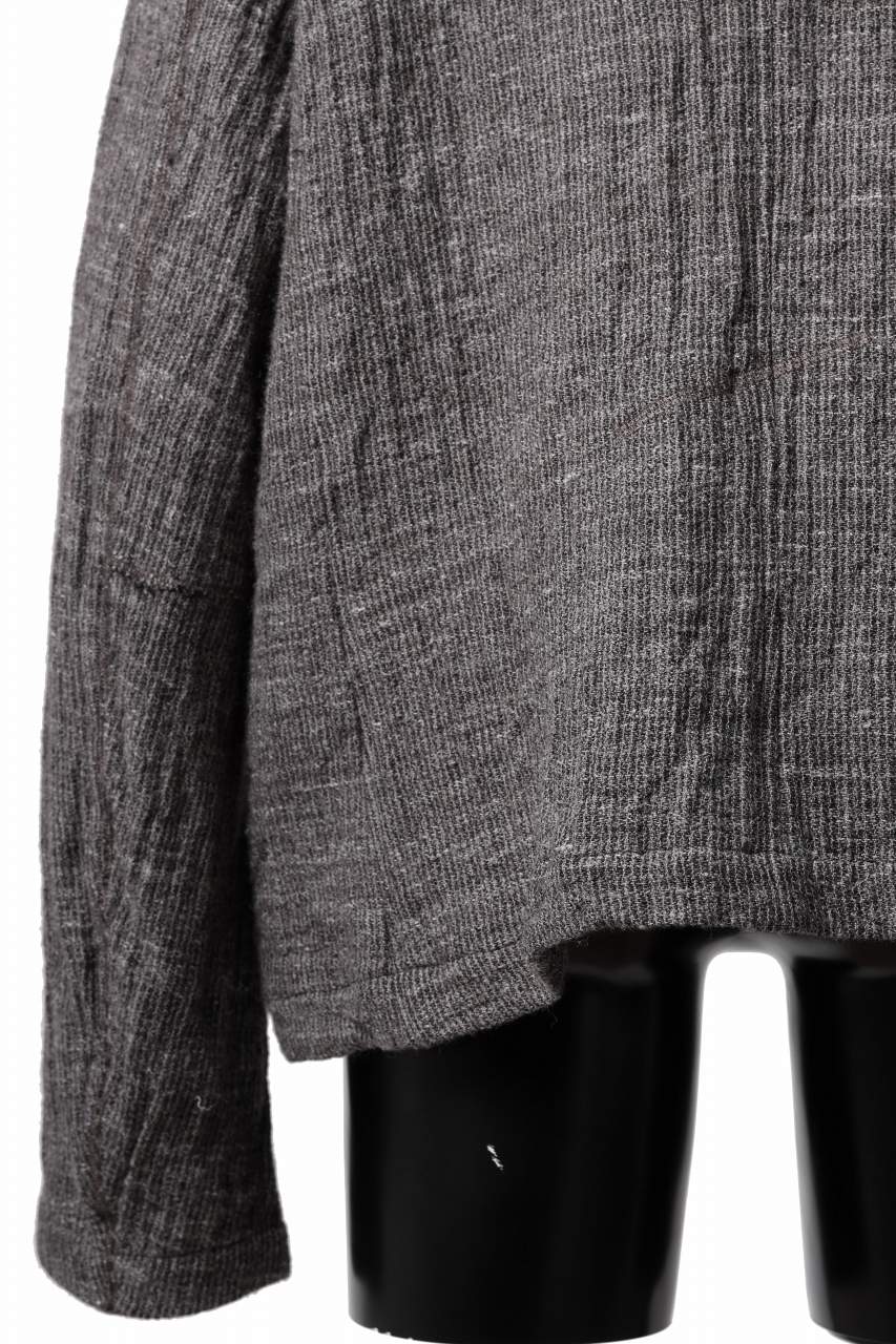 画像をギャラリービューアに読み込む, YUTA MATSUOKA double jacket / double weave cotton wool linen (brown)