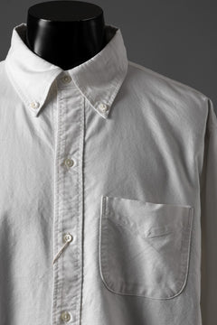 画像をギャラリービューアに読み込む, FULLCOUNT Limited GOOD OLD B.D. SHIRT / SUVIN COTTON OXFORD (WHITE)
