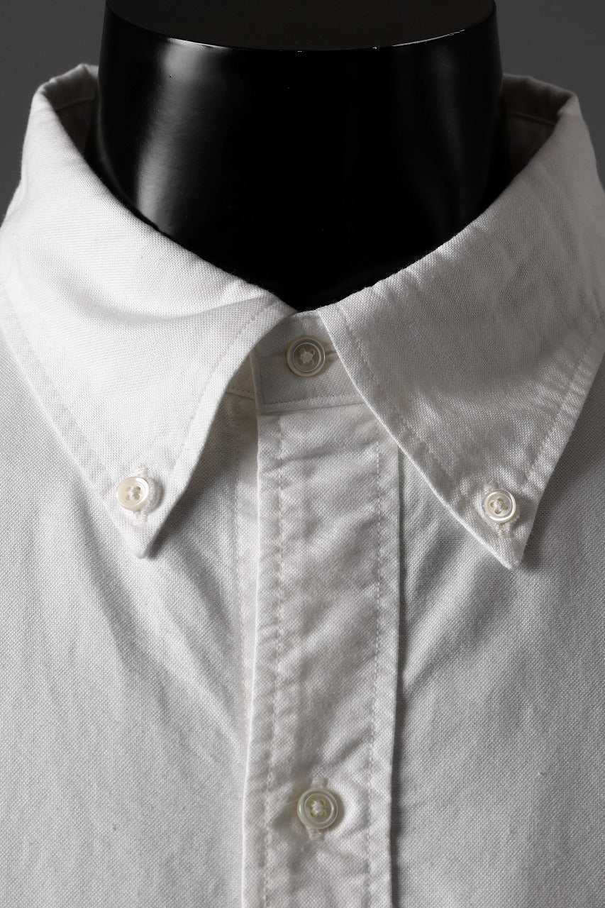 画像をギャラリービューアに読み込む, FULLCOUNT Limited GOOD OLD B.D. SHIRT / SUVIN COTTON OXFORD (WHITE)
