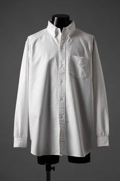 画像をギャラリービューアに読み込む, FULLCOUNT Limited GOOD OLD B.D. SHIRT / SUVIN COTTON OXFORD (WHITE)