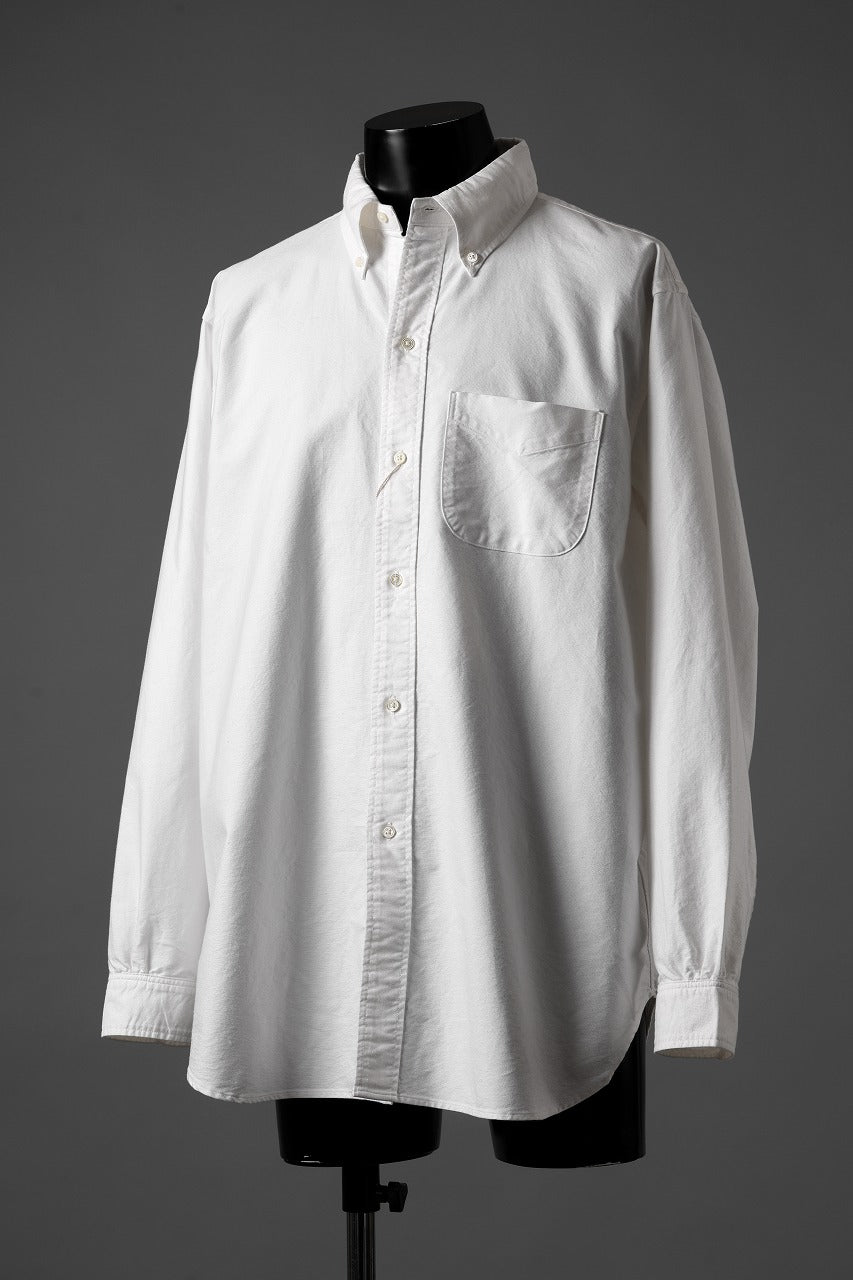 画像をギャラリービューアに読み込む, FULLCOUNT Limited GOOD OLD B.D. SHIRT / SUVIN COTTON OXFORD (WHITE)