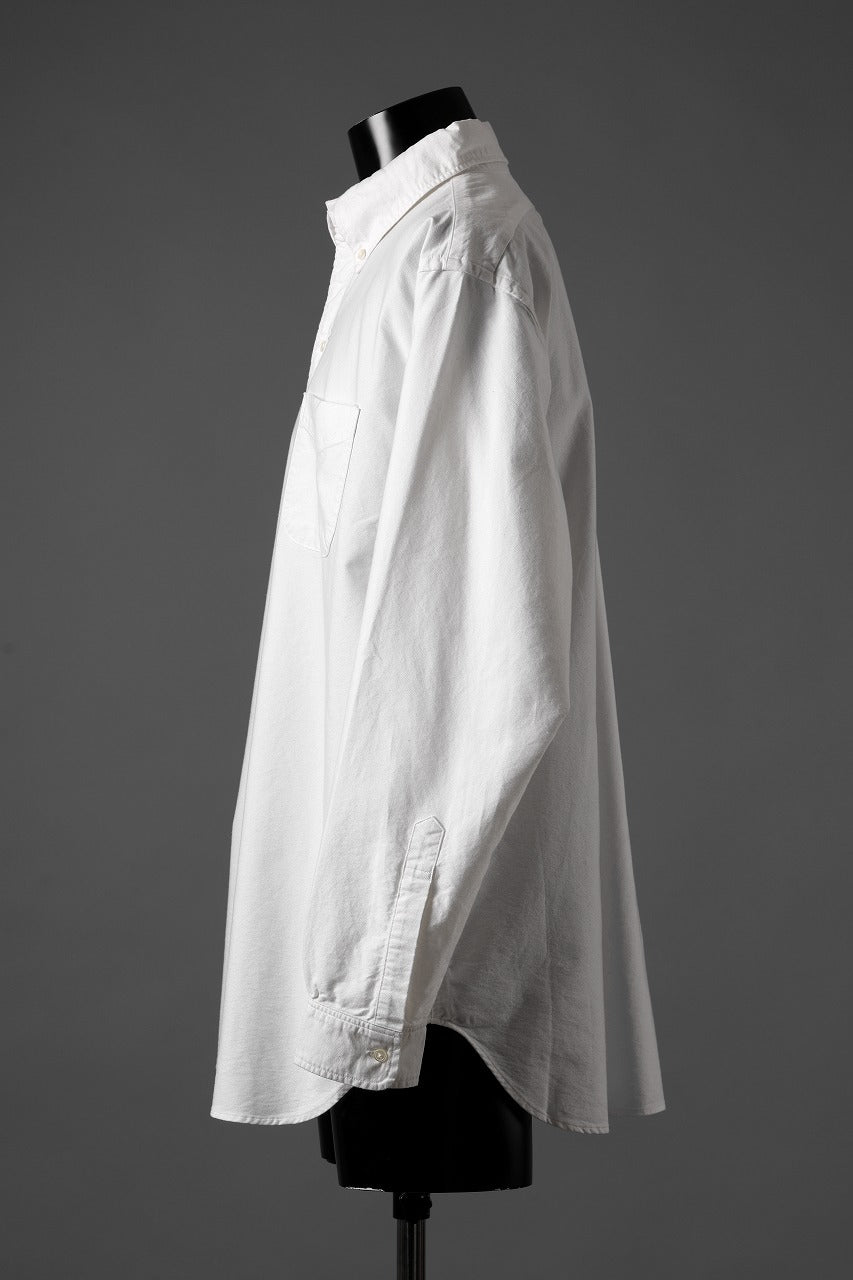 画像をギャラリービューアに読み込む, FULLCOUNT Limited GOOD OLD B.D. SHIRT / SUVIN COTTON OXFORD (WHITE)