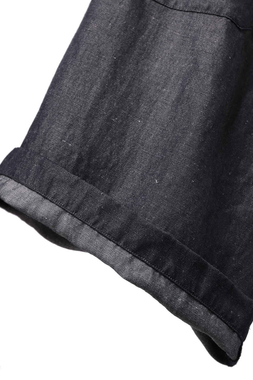 Load image into Gallery viewer, COLINA TUCK SHORTS / SAFILIN LINEN HERRINGBONE (BROWN)