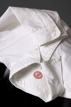画像をギャラリービューアに読み込む, FULLCOUNT Limited GOOD OLD B.D. SHIRT / SUVIN COTTON OXFORD (WHITE)